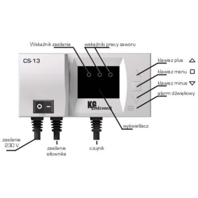 Автоматика управління клапаном KG Elektronik CS-13 Автоматика управління клапаном KG Elektronik CS-13