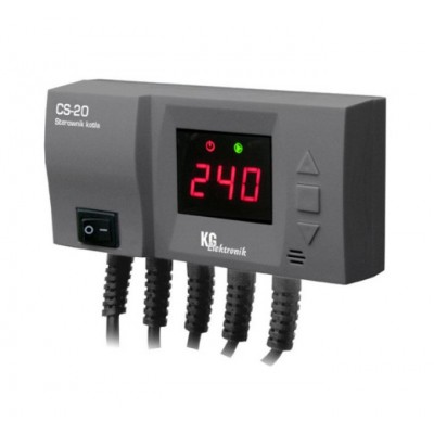 Автоматика управління котлом KG Elektronik CS-20, насос ЦО, вент. Автоматика управління котлом KG Elektronik CS-20, насос ЦО, вент.