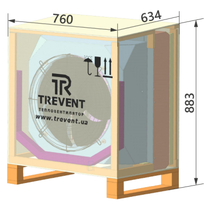 Тепловентилятор TREVENT EL-15-380 15 кВт Тепловентилятор TREVENT EL-15-380 15 кВт