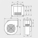 Вентилятор для котла MplusM WPA-160 - 620м. Куб.